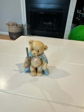 Vintage 1992 Cherished Teddies Josh Figurine Everyone Needs A Daddy 950688